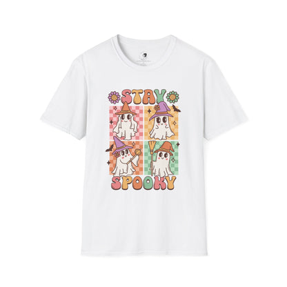 Stay Spooky (FLORAL) - Unisex Softstyle Shirt for the Soft Spookster