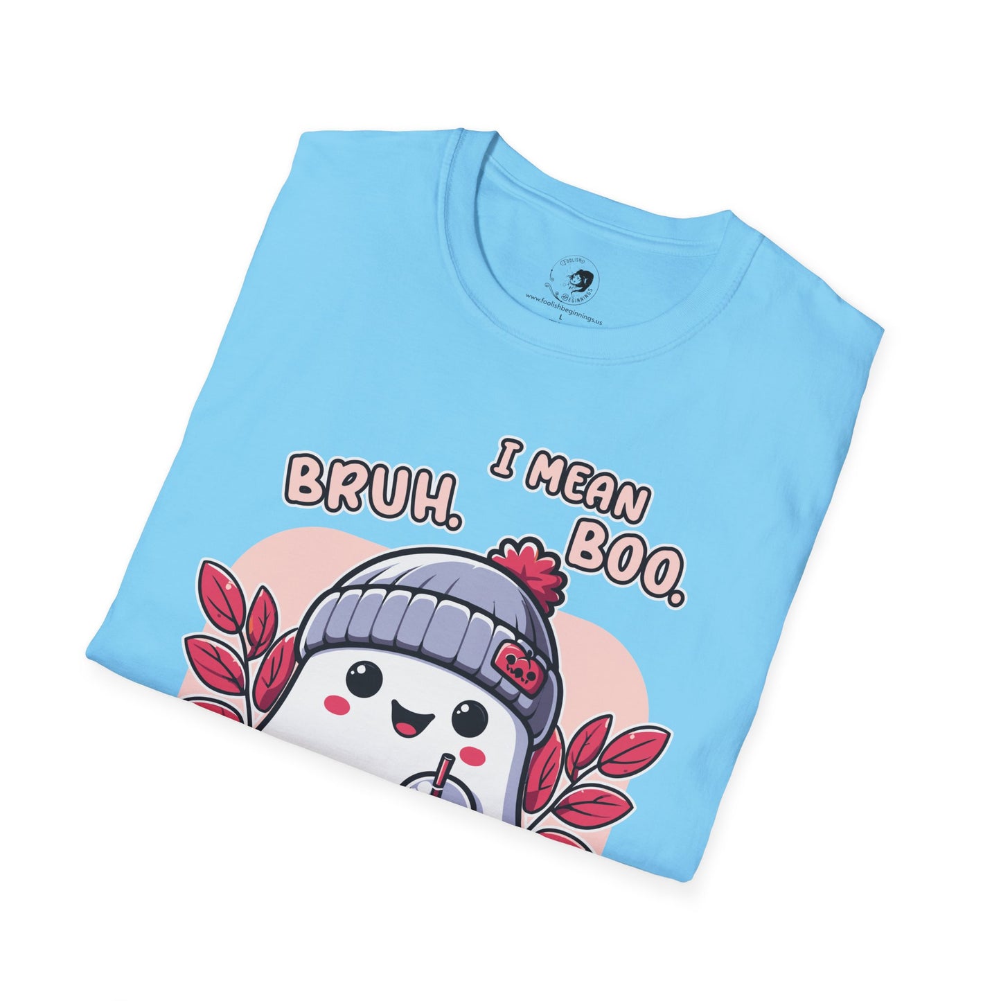 BRUH... I Mean BOO! - Unisex Softstyle Shirt for the Soft Spookster