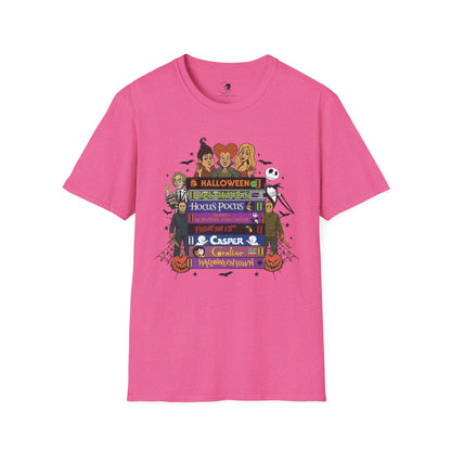 Retro 90's Halloween VHS Tapes  - Unisex Softstyle Shirt