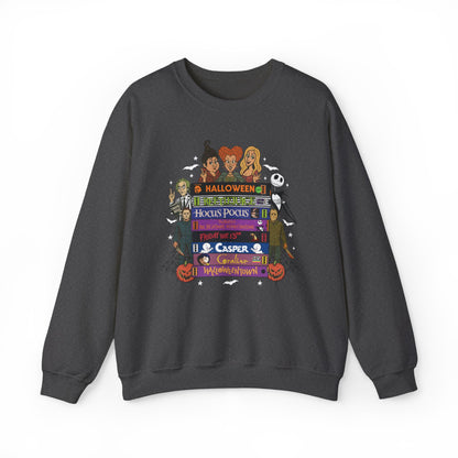 Retro 90's Halloween VHS Tapes Unisex Crewneck Sweatshirt