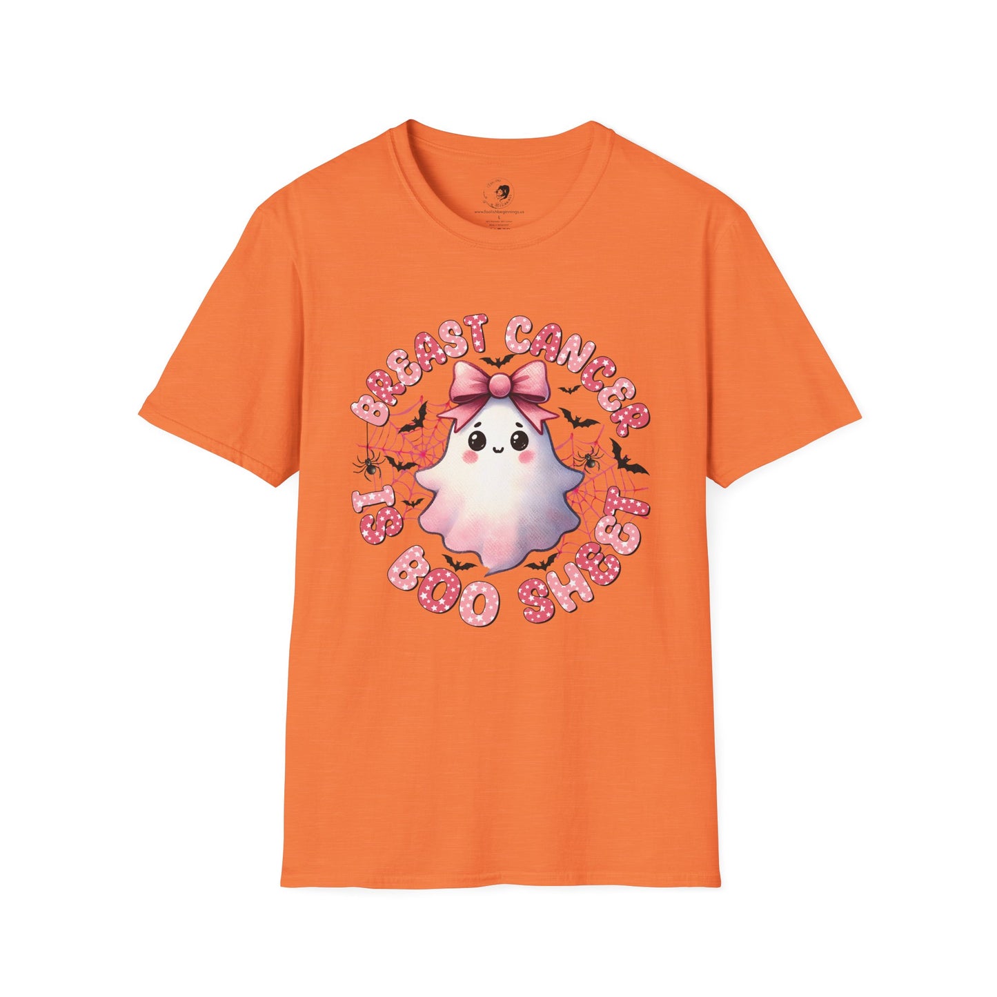 Breast Cancer is BOO SHEET - Unisex Softstyle Shirt for the Soft Spookster