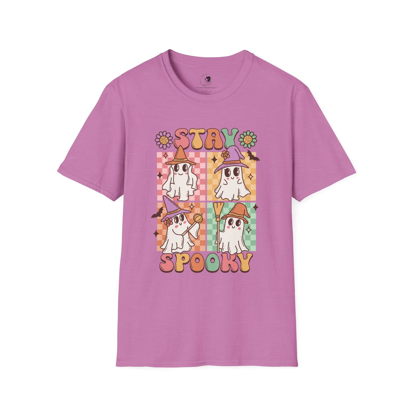 Stay Spooky (FLORAL) - Unisex Softstyle Shirt for the Soft Spookster