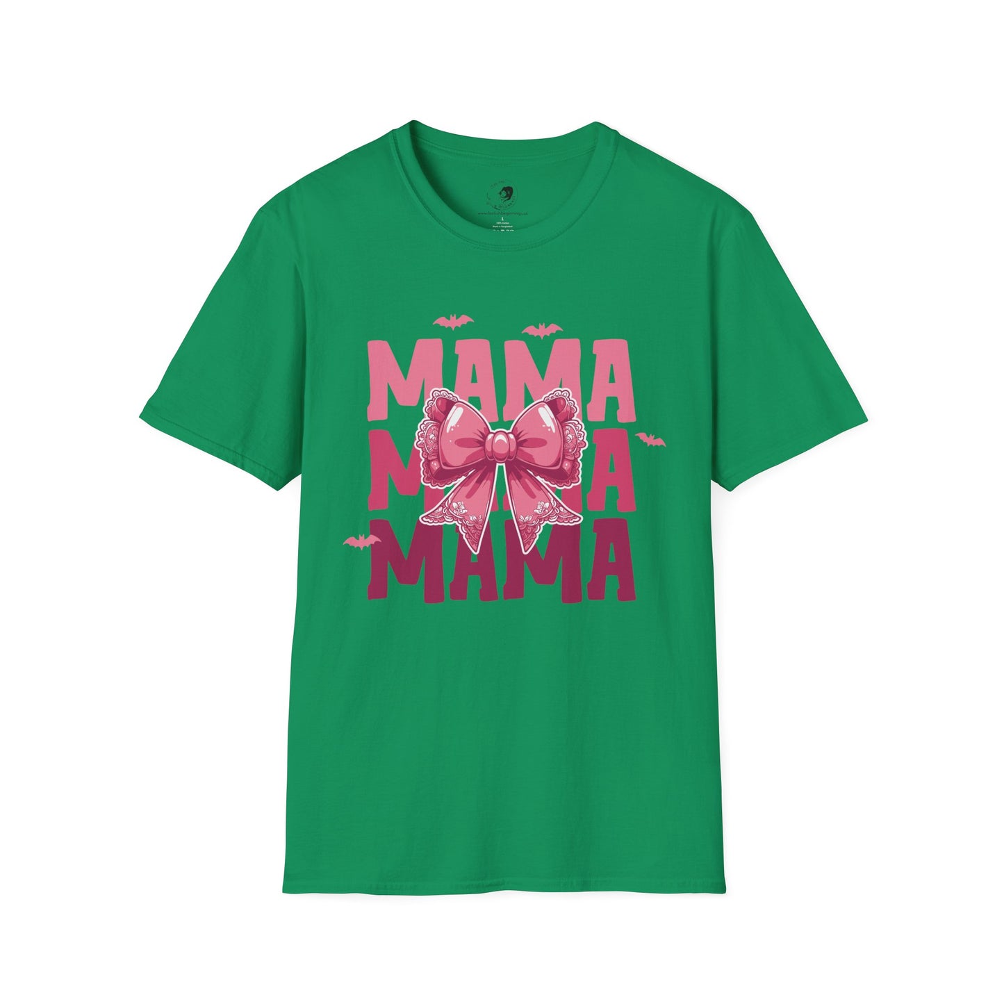Mama with Pink Bow - Mama Dearest Collection Unisex Softstyle Shirt