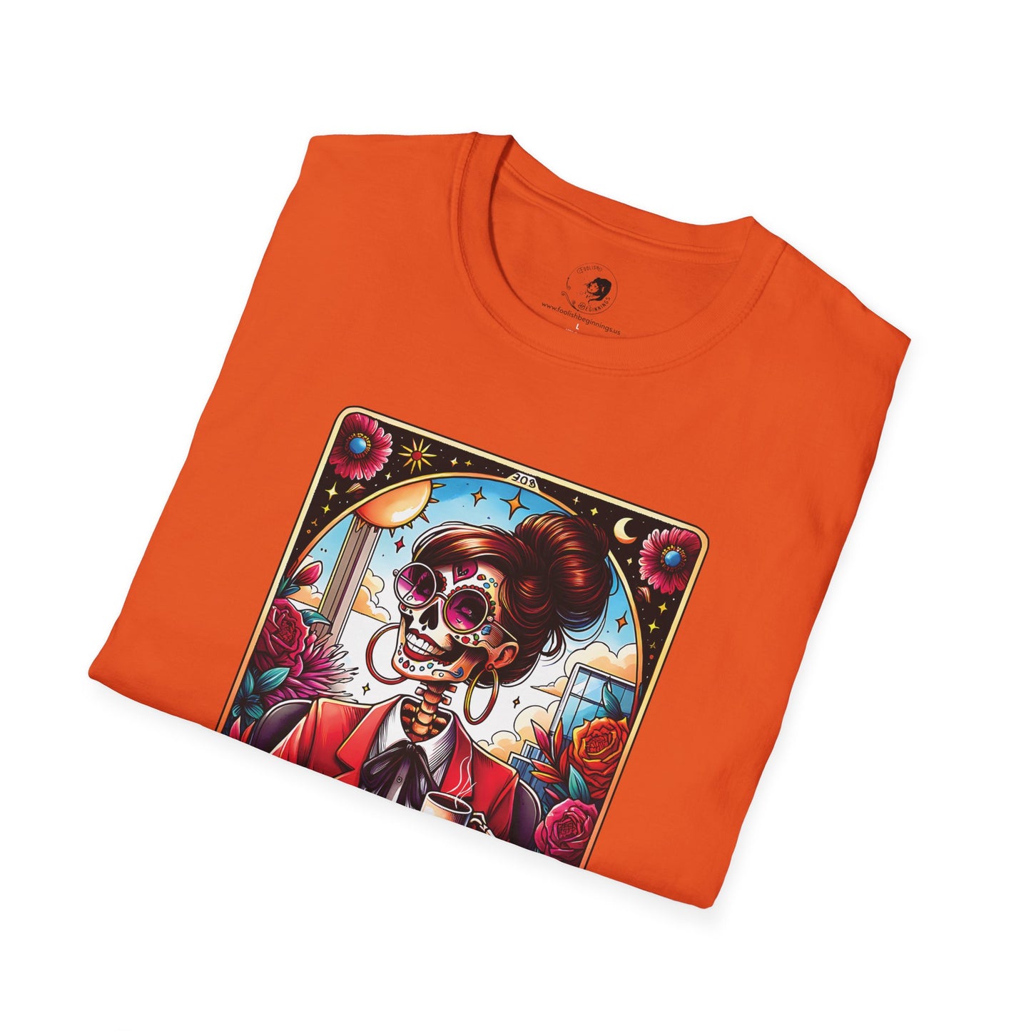 La Jefa - TAROT REEADERS - Tarot Inspired Unisex Softstyle Shirt