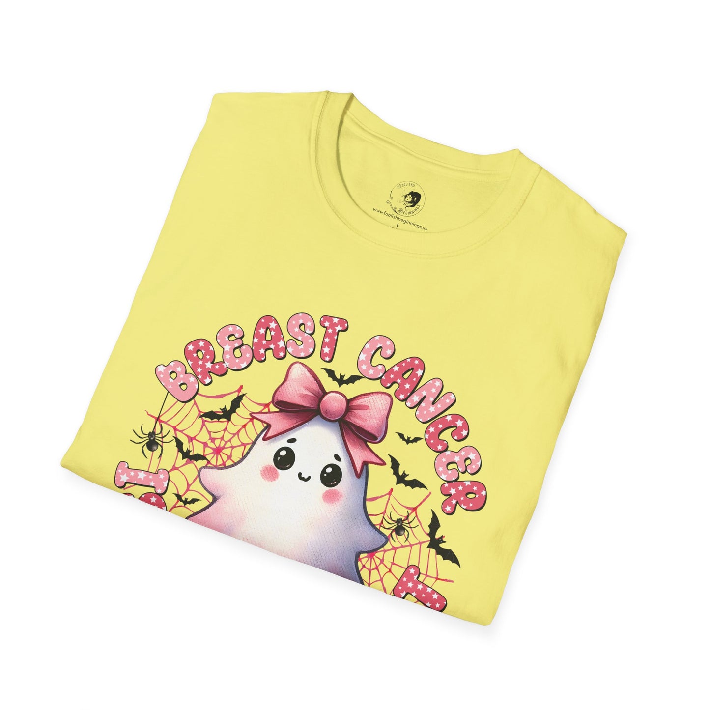 Breast Cancer is BOO SHEET - Unisex Softstyle Shirt for the Soft Spookster