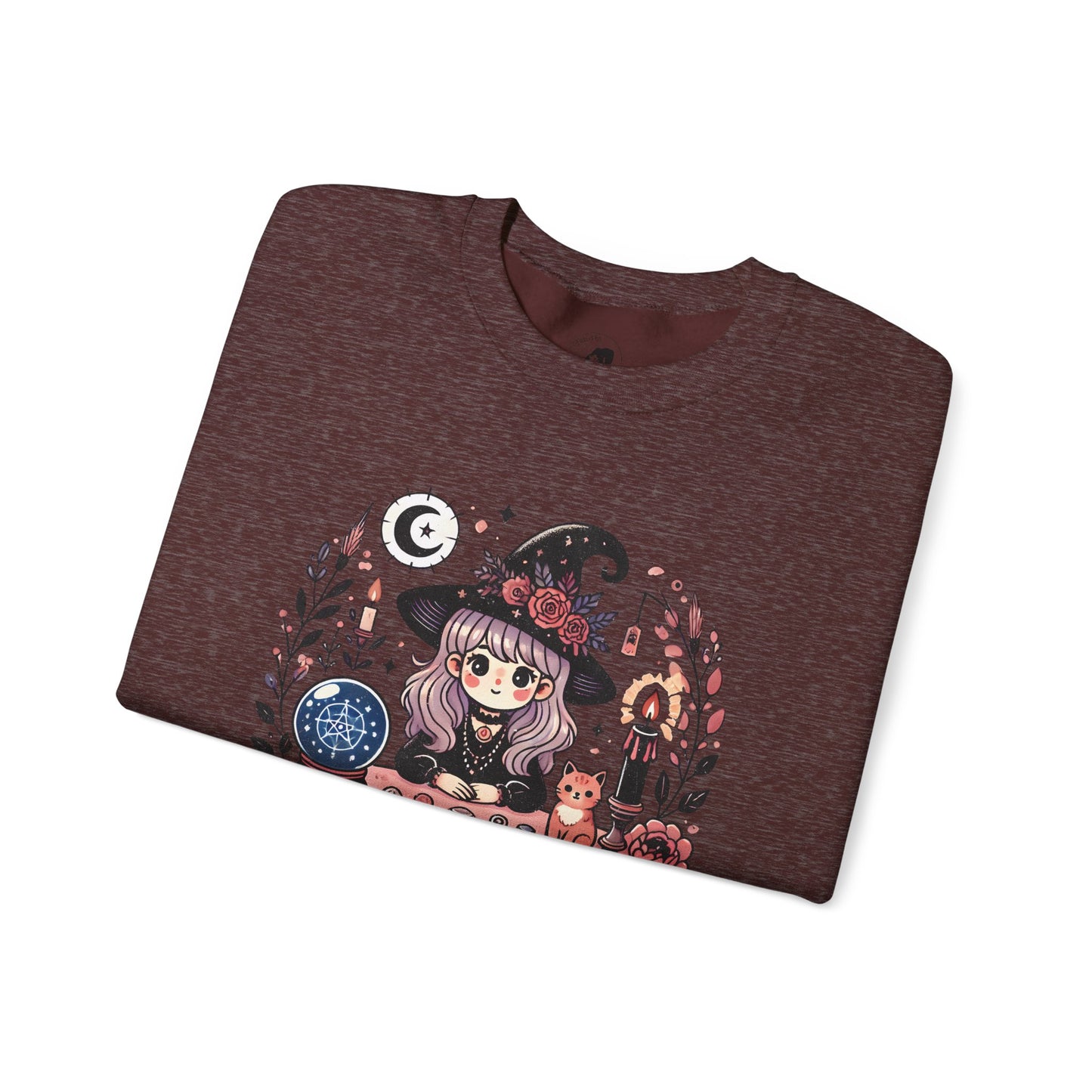Fortune Favors The Witchy - Unisex Crewneck Sweatshirt