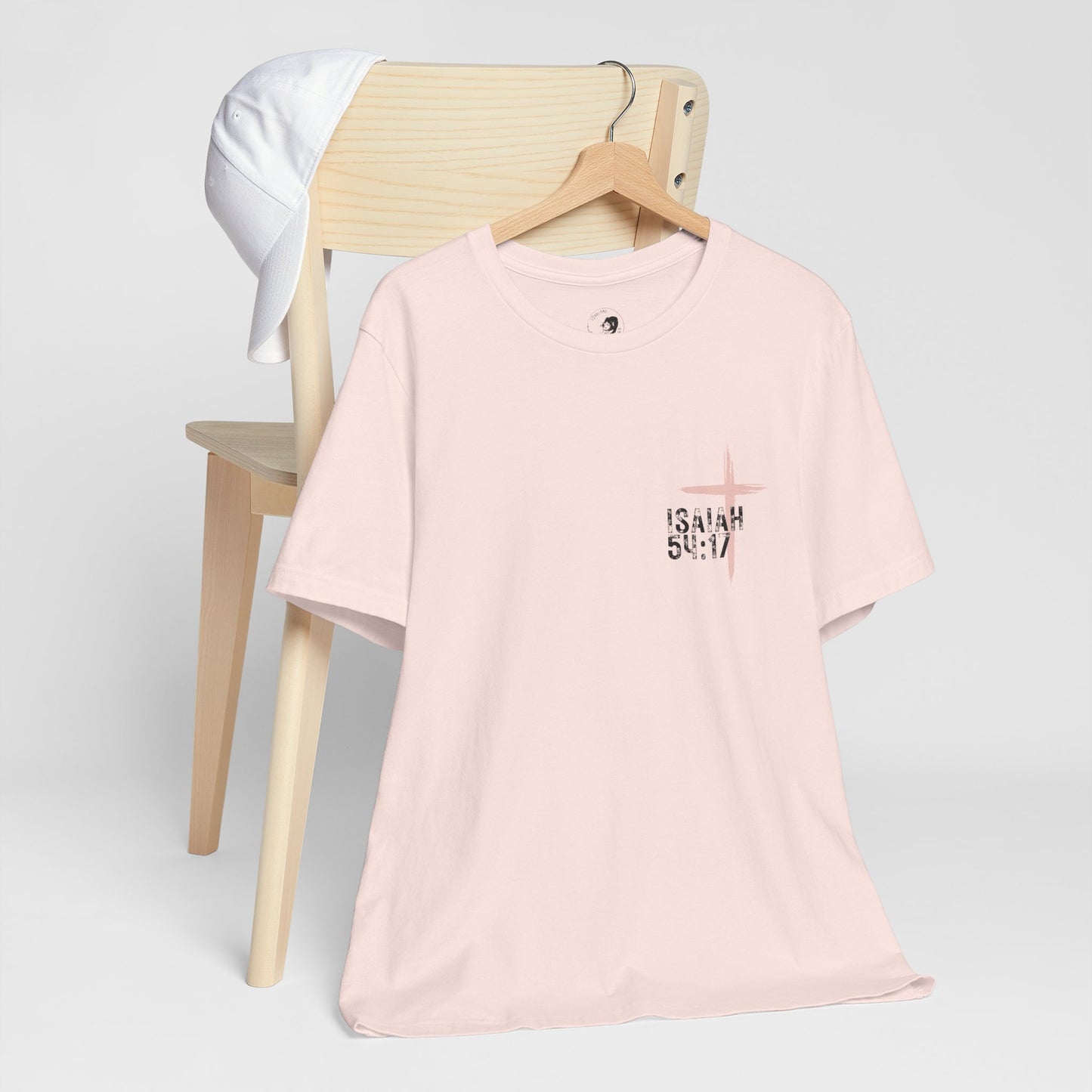 No Weapon Formed Against Me Shall Prosper Isaiah 54:17 - Unisex Jersey Short Sleeve Tee