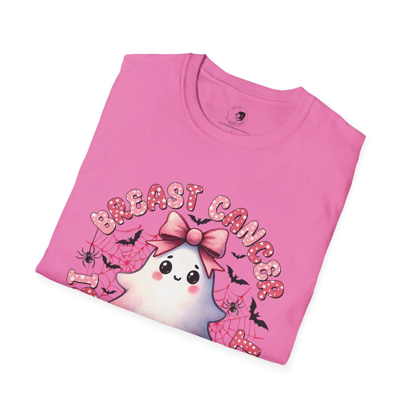 Breast Cancer is BOO SHEET - Unisex Softstyle Shirt for the Soft Spookster