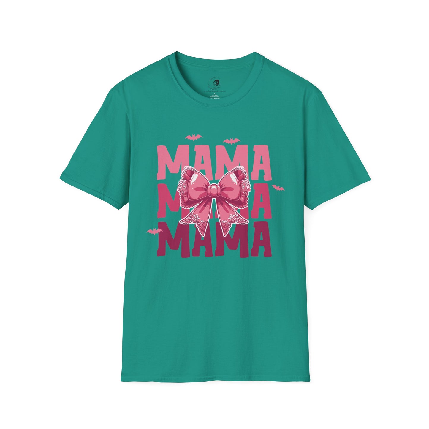 Mama with Pink Bow - Mama Dearest Collection Unisex Softstyle Shirt