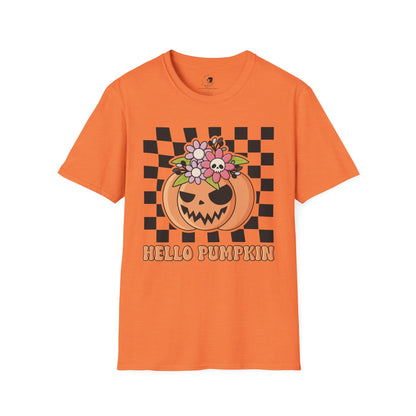 Hello Pumpkin - Unisex Softstyle Shirt for the Soft Spookster