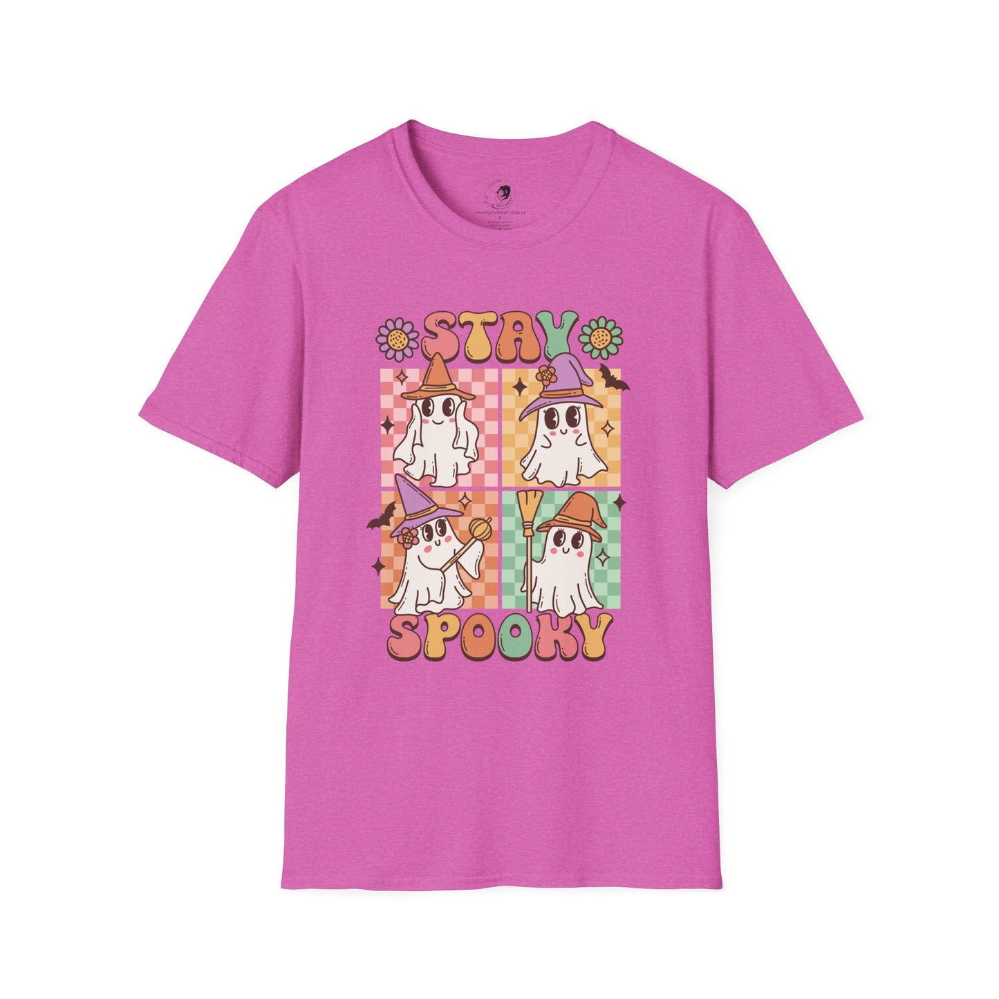Stay Spooky (FLORAL) - Unisex Softstyle Shirt for the Soft Spookster