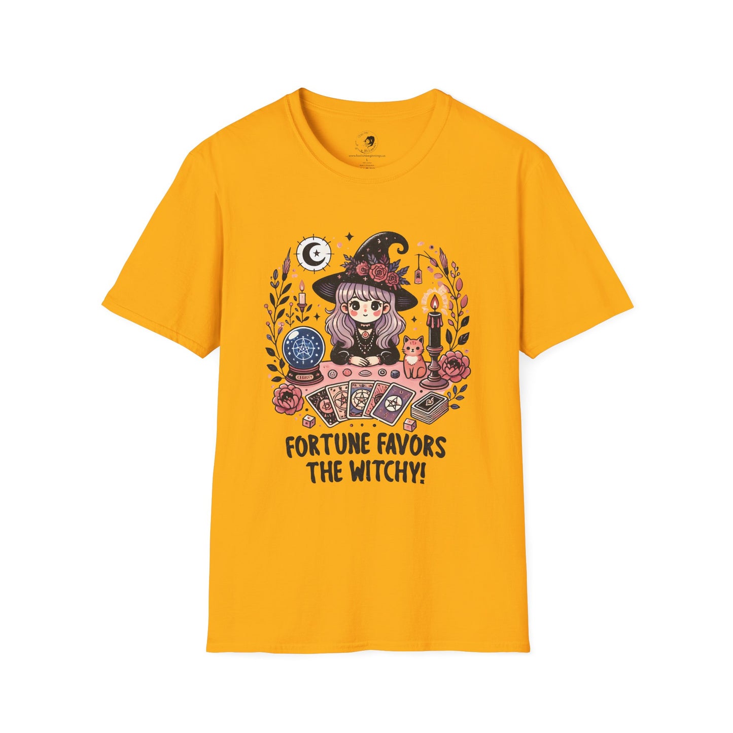 Fortune Favors the Witchy - Unisex Softstyle Shirt