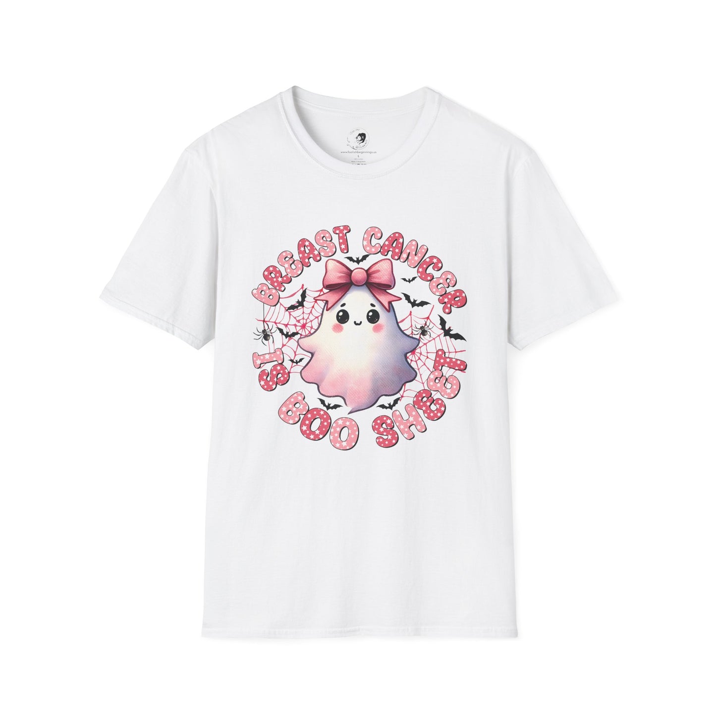 Breast Cancer is BOO SHEET - Unisex Softstyle Shirt for the Soft Spookster