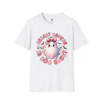 Breast Cancer is BOO SHEET - Unisex Softstyle Shirt for the Soft Spookster