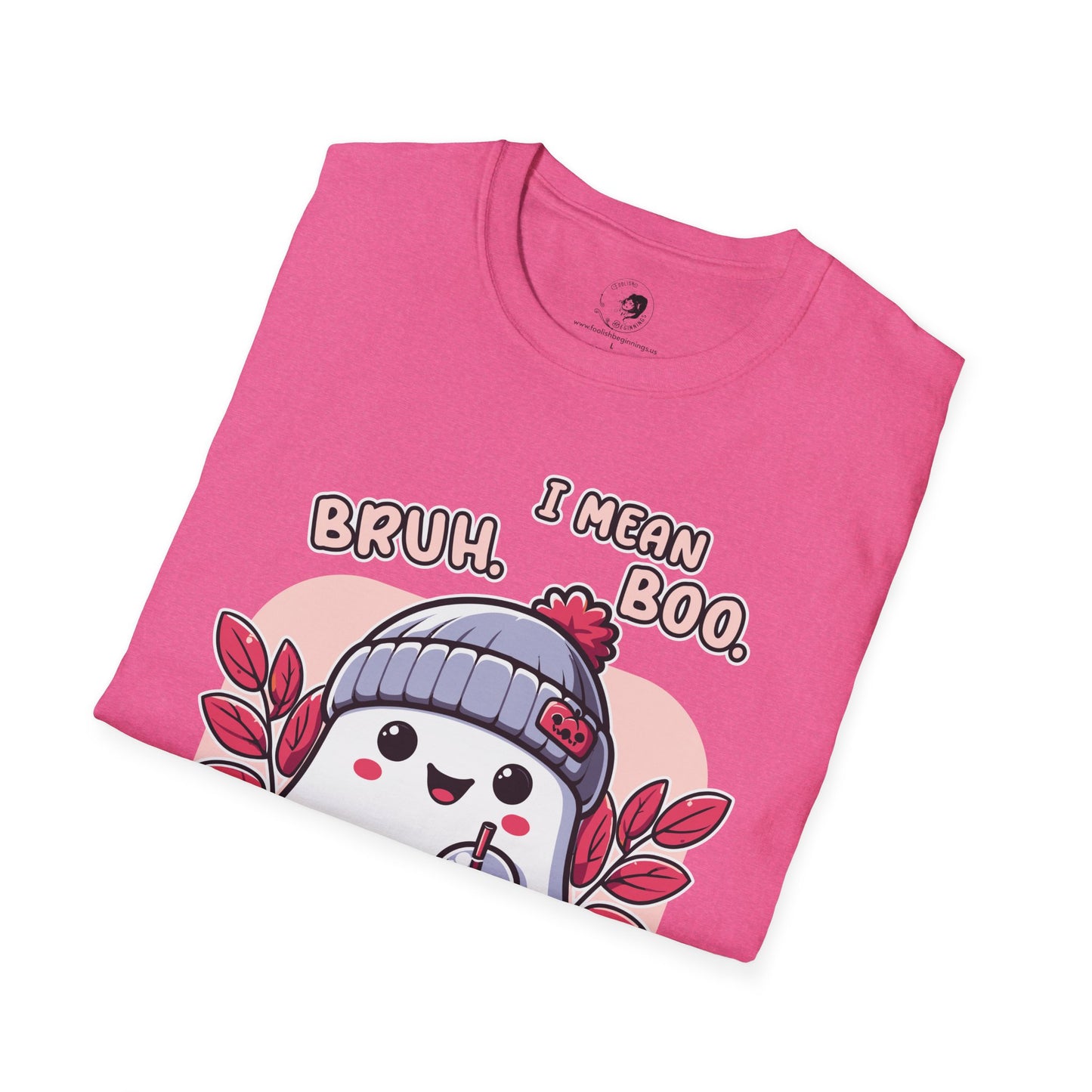 BRUH... I Mean BOO! - Unisex Softstyle Shirt for the Soft Spookster