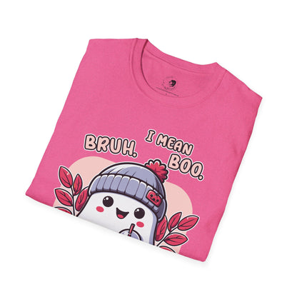 BRUH... I Mean BOO! - Unisex Softstyle Shirt for the Soft Spookster