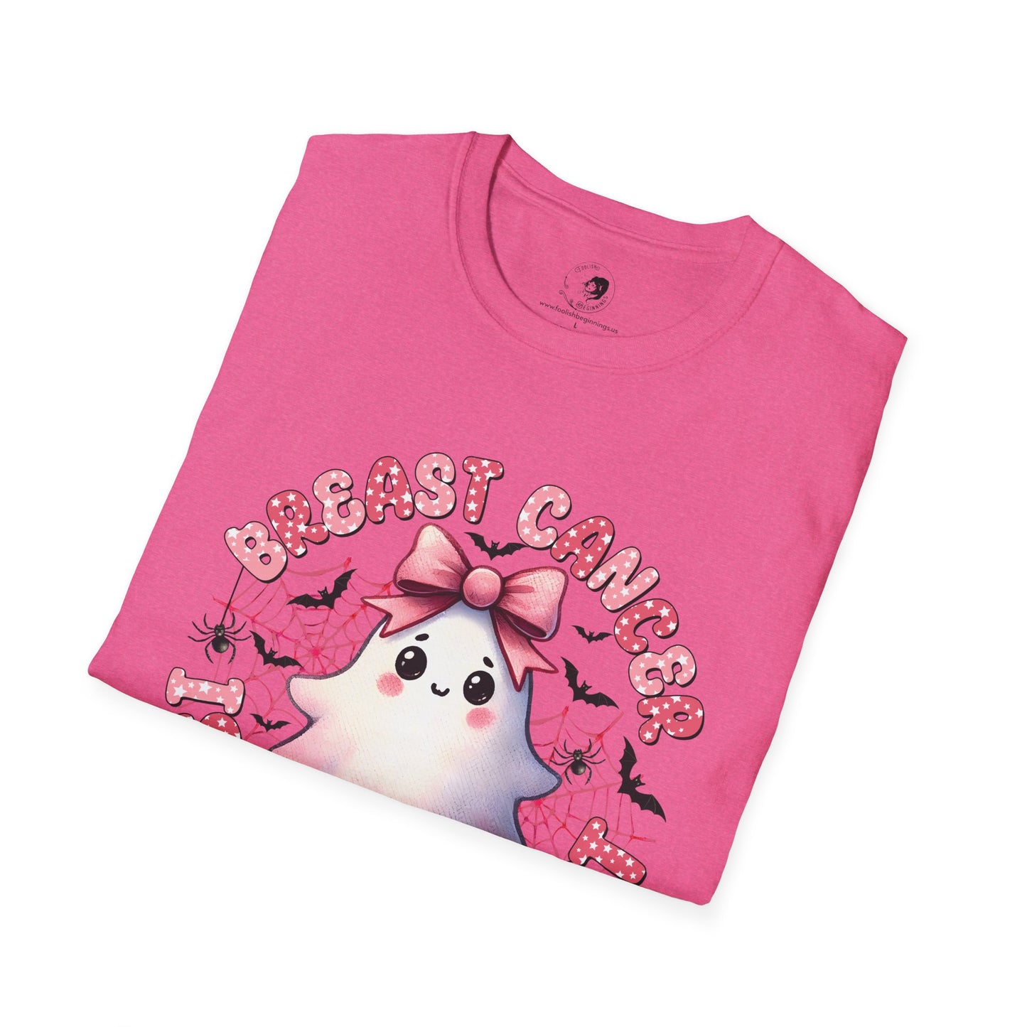 Breast Cancer is BOO SHEET - Unisex Softstyle Shirt for the Soft Spookster