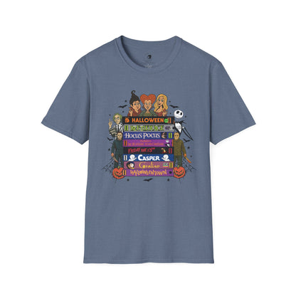 Retro 90's Halloween VHS Tapes  - Unisex Softstyle Shirt