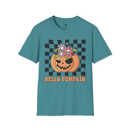 Hello Pumpkin - Unisex Softstyle Shirt for the Soft Spookster