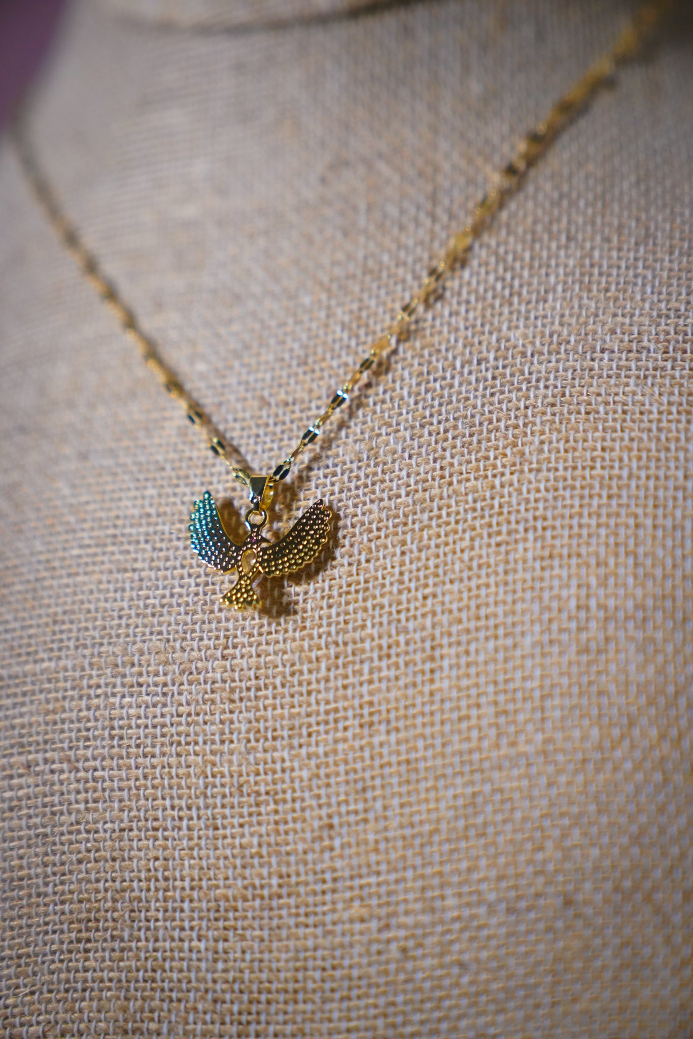 Multi-Use Phoenix Winged Pendant Necklace / Keychain