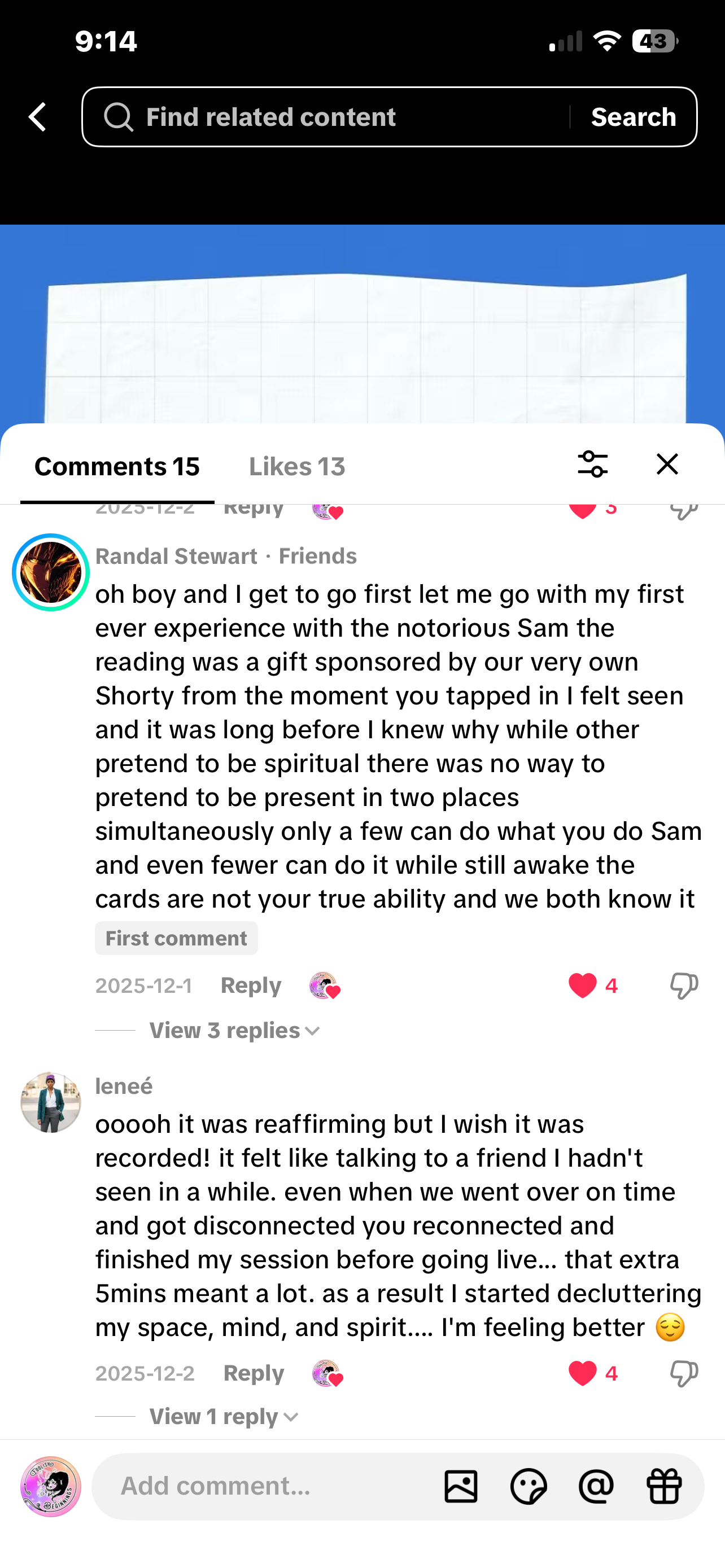 TIKTOK LIVE: FULL - 10 minutes personal read