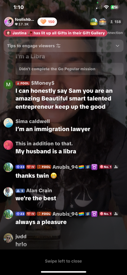 TIKTOK LIVE: FULL - 10 minutes personal read