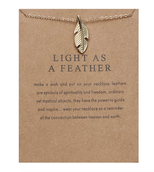 " Light as a Feather" Necklace